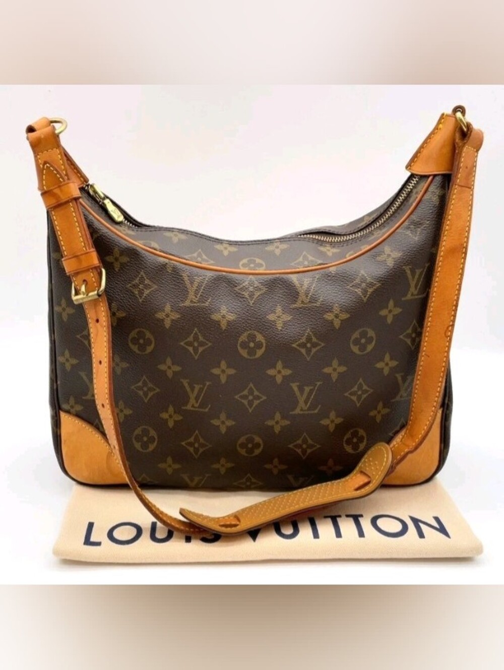 SALE! Louis Vuitton Monogram Boulogne 30 Vtg M51265 Shoulder Bag W/DB - Picture 10 of 13